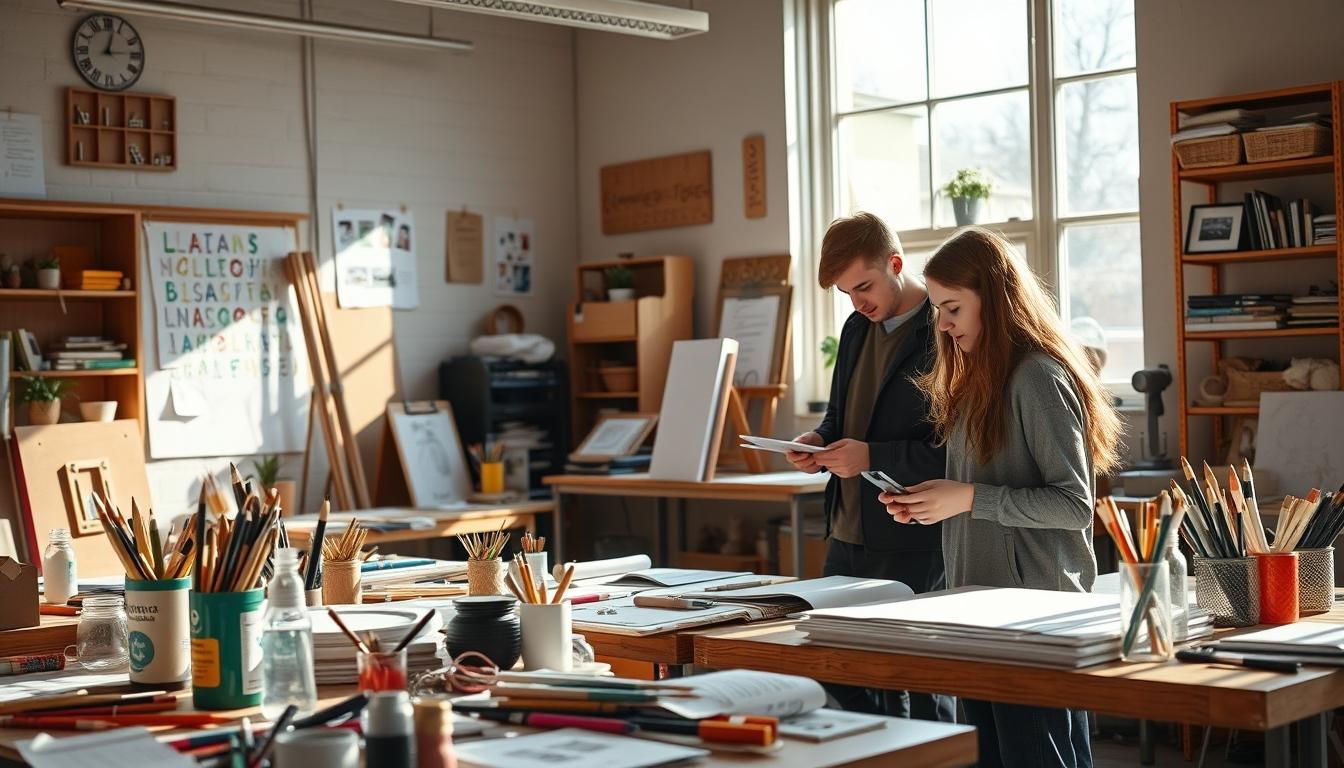 Student using online courses for flexible education