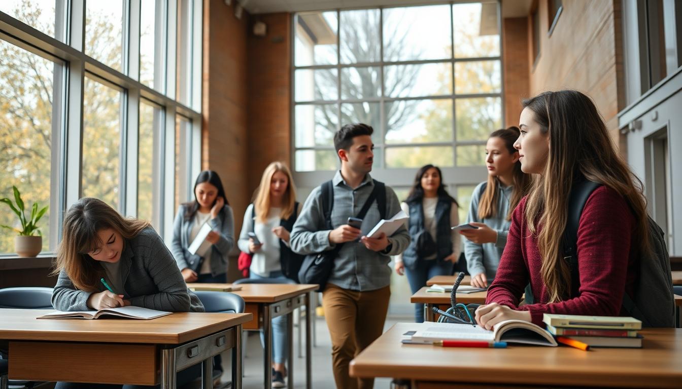 Organized exam preparation notes and academic planner